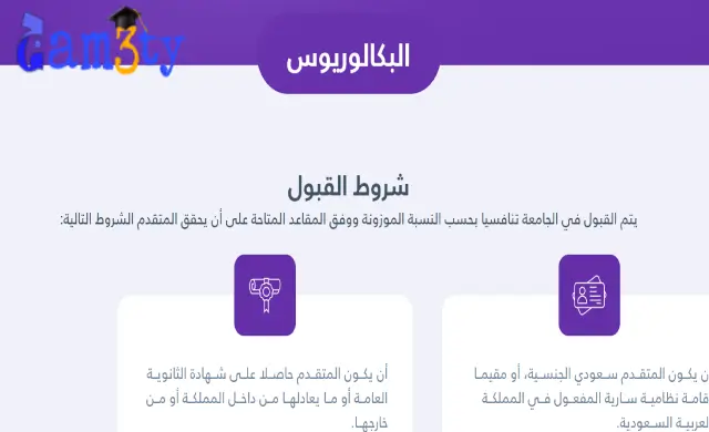 شروط القبول في الجامعة السعودية الإلكترونية بكالوريوس